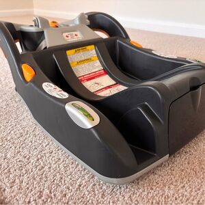 Chicco Infant Car Seat Base - Gray and Orange